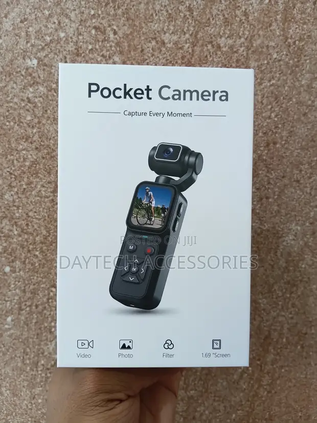1080P Handheld Pocket Vlogging Camera - Black - 1