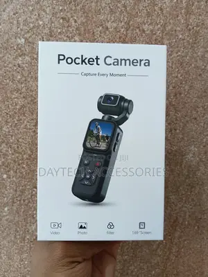 Kamera ya Vlogging ya Pocket ya 1080P - Nyeusi