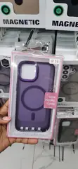 Translucent Matte Purple MagSafe Case for iPhone 15 - 1