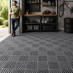 Heavy Duty Interlocking Garage Floor Mats (18mm)