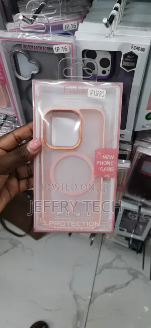 Translucent Pink MagSafe Case for iPhone 15 Pro