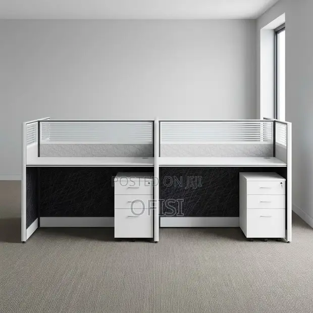 Office 4-Way Modular Workstation - 1