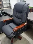 Director's High Back Leather Office Chair - 2