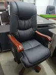 Director's High Back Leather Office Chair - 4