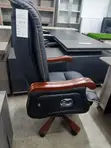 Director's High Back Leather Office Chair - 5