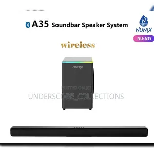 Nunix NU-A35 Multimedia Soundbar System with Wireless Subwoofer