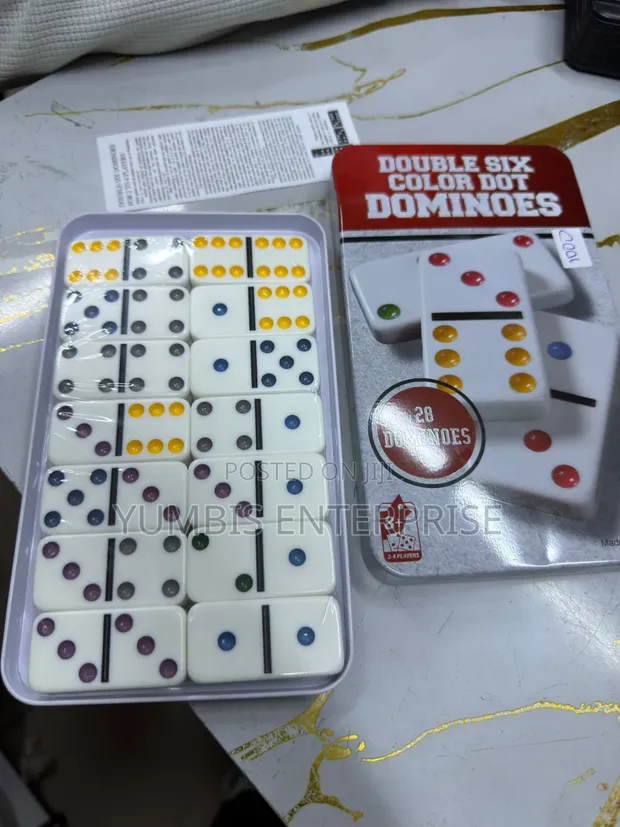 Seti ya Dominoes ya Metallic Vipande 28 - 1