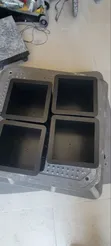 Plastic Concrete Testing Cube Moulds - 2
