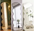 Wavy Full Length Standing Mirror - 2