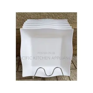 Sahani za Chakula cha Jioni za Melamine - Seti ya 6