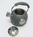Haus Roland 3L Matte Grey Whistling Kettle - 1