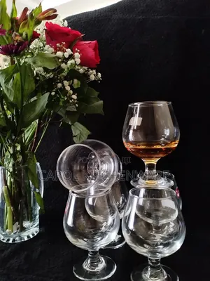 Seti ya Vikombe 6 vya Cognac / Brandy