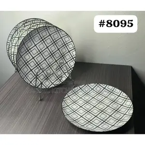 Seti ya Sahani 6 za Kula za Melamine za Kifahari