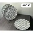 6pcs Stylish Melamine Dinner Plate Set - 2