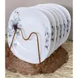 6 Pieces Quality Square Dinner Plates - 1