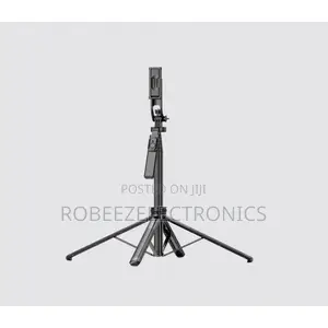 C17 AI Face Tracking Selfie Stick with 2 LED Lights
