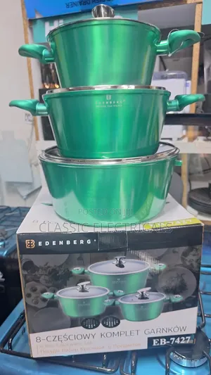 Edenberg 8 Piece Nonstick Cookware Set