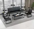 Sofa ya Kisasa ya Ngozi ya Seaters 5 kwa Eneo la Kusubiri - 5
