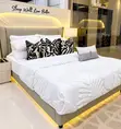Premium Pleated Wave Duvet Cover Set (Includes Flat Sheet) - 1