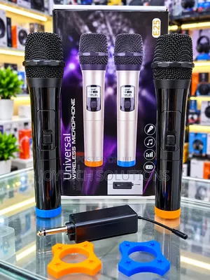 Professional Dual UHF Wireless Microphone Set
