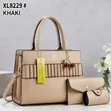 Mfuko wa Ngozi wa 3-in-1 Tote - 3