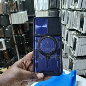 Samsung A17 Hard Cover with Camera Shield and Stand