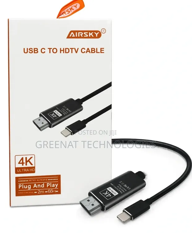 Airsky USB-C hadi HDMI Cable 4K Ultra HD 2m - 1