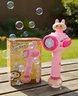 Labubu Themed Rechargeable Automatic Bubble Blower Wand - 5