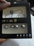 Pakiti 5 za Round Jighead Hooks (2gr-10gr) Metallic - 5