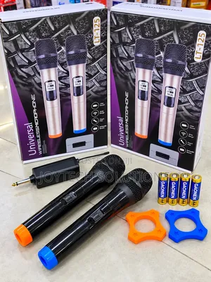 UHF Wireless Microphone Kit with 2 Handheld Mics