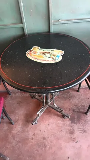 Meza ya Baa ya Hoteli - Nyeusi na Kioo cha Kauri