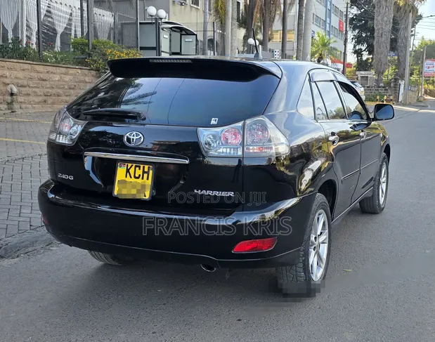 Toyota Harrier 240G 2009 Nyeusi - 1