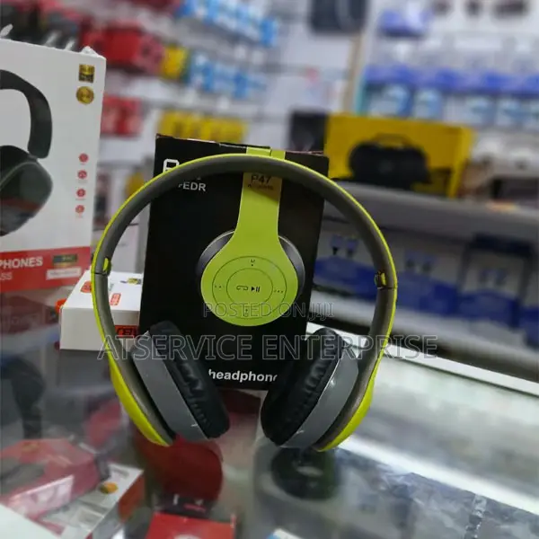 P47 Wireless Bluetooth Foldable Headset with Mic - 1