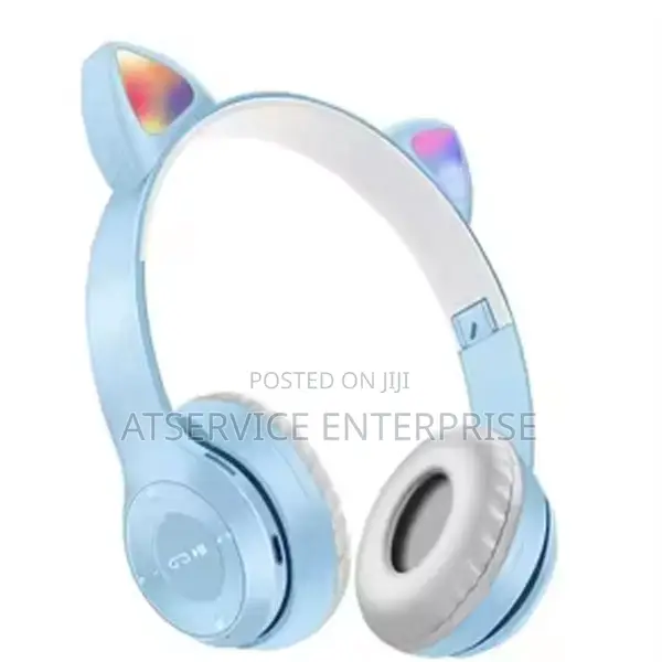 High Quality Cat Ear Headphones - Wireless Bluetooth - 1