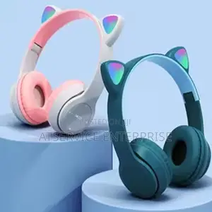 Cat Ear Stereo Headphones na Bluetooth & LED Lights