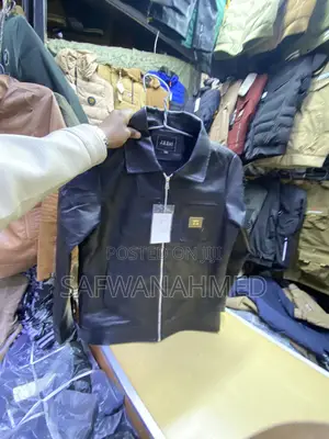 Premium Ash Leather Jacket - Classic Style, XL-4XL