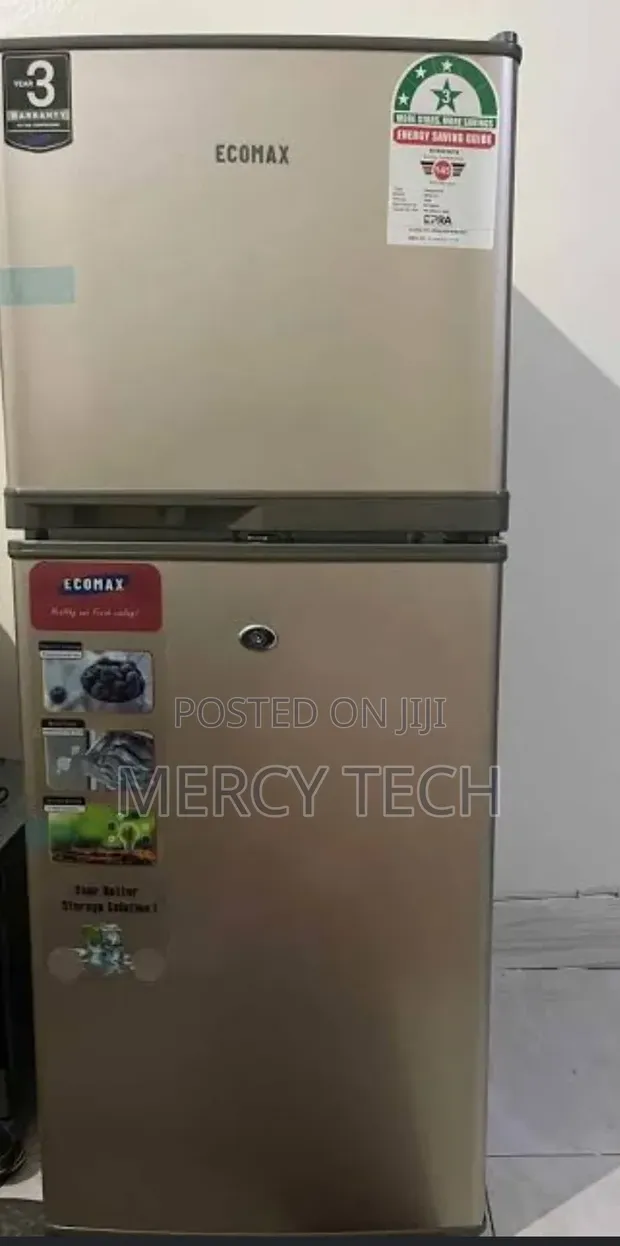 Ecomax Fridge 118L (Dark Silver) - 1