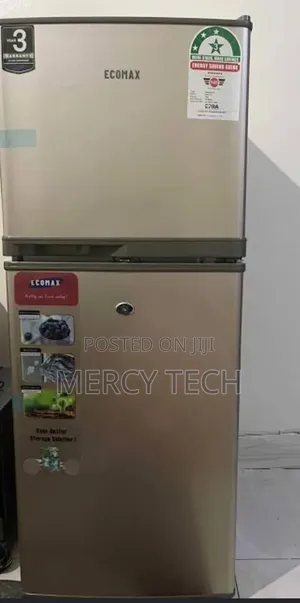 Ecomax Fridge 118L (Dark Silver)
