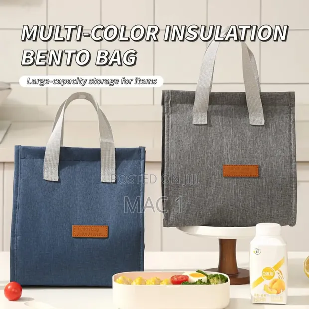 Insulated Lunch Tote Bag | Thermal Food & Drinks Cooler - 1
