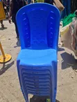 Kiti cha Bustani cha Adix Bluu Kisicho na Mikono - 1