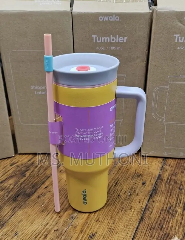 Owala 1185ml Tumbler - Njano/Pink - 1