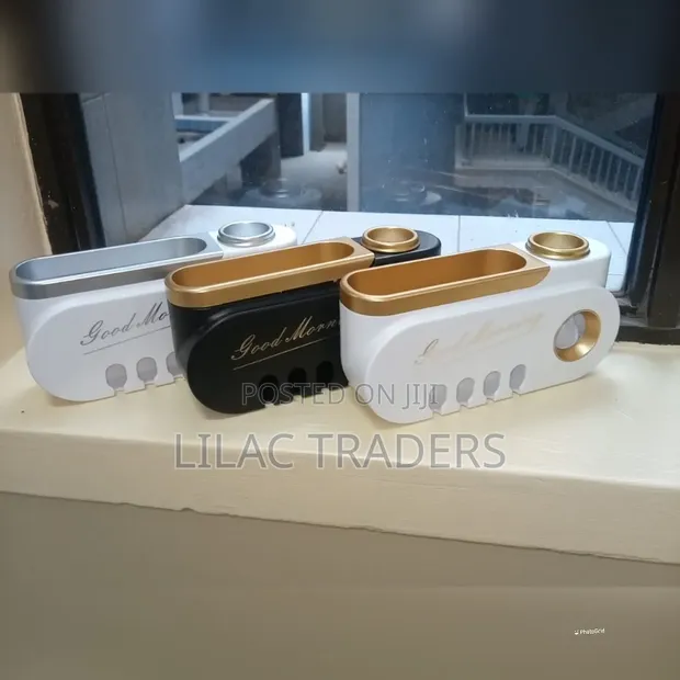 Unique Toothbrush Holder & Toothpaste Dispenser - 1