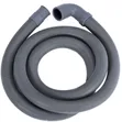2m Washing Machine Drain Pipe with Elbow Bend - 3