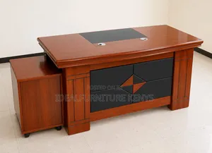 Executive Wooden Office Desk with Side Return - Brand New