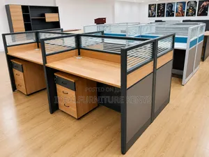 Modern Office Workstation Cubicles with Storage