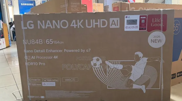 LG 65-inch NU84 Nano 4K UHD AI Smart TV (65NU840B6LA) - 1
