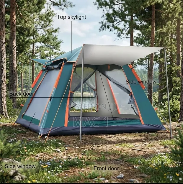 6-8 Person Family Camping Tent - 1