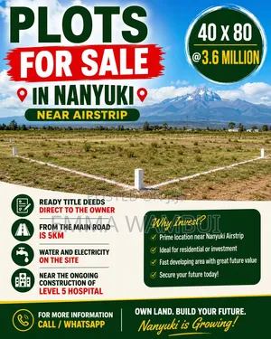 Prime Plot for Sale Near Nanyuki Airstrip