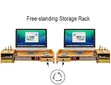 Bamboo Monitor Stand Riser with Drawer - 4