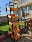 Wooden Grocery Racks / Shop Shelves - 2